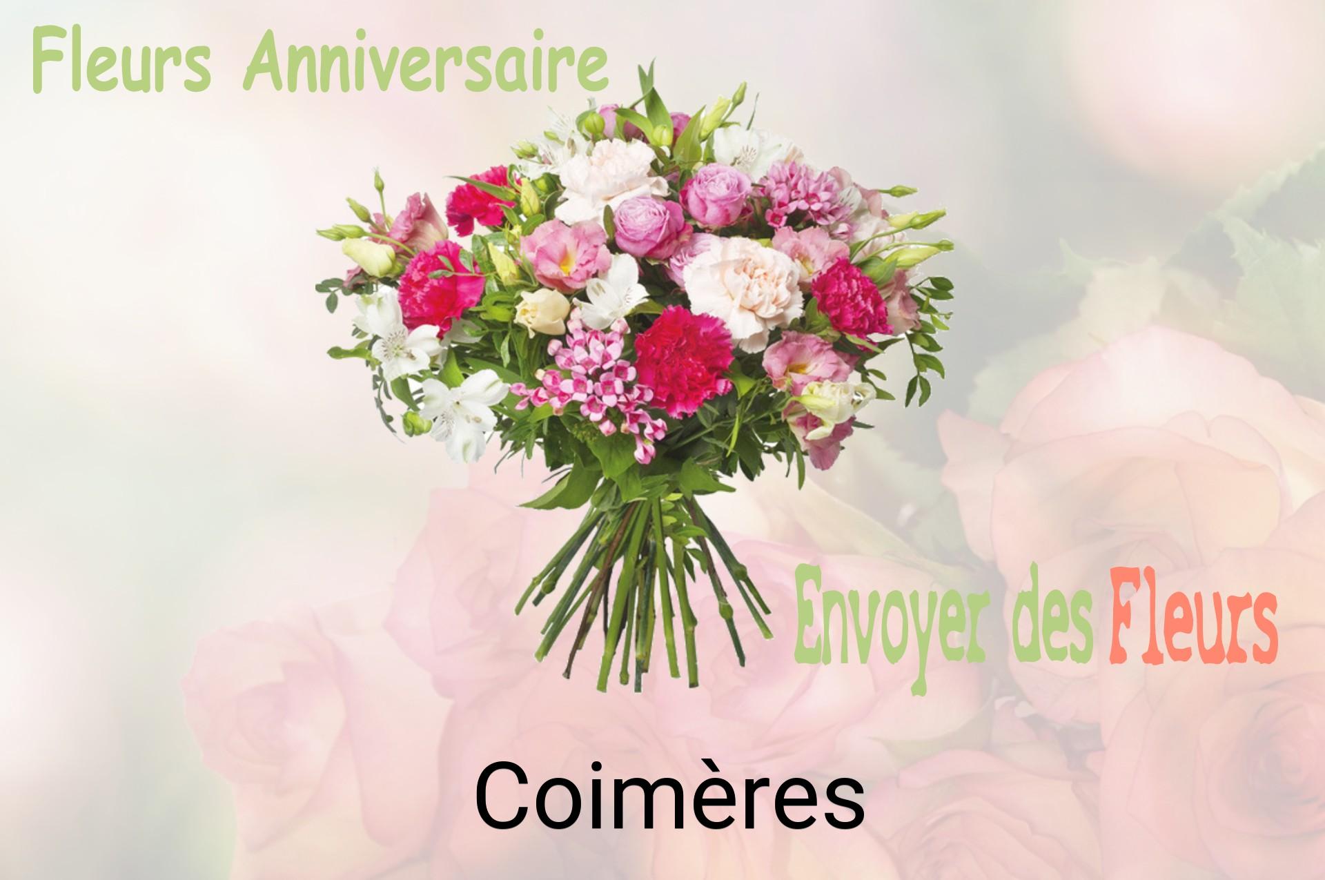 Bouquet de fleurs d’anniversaire livré à Coimères